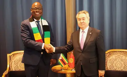 Kyrgyz FM meets with Zimbabwean counterpart