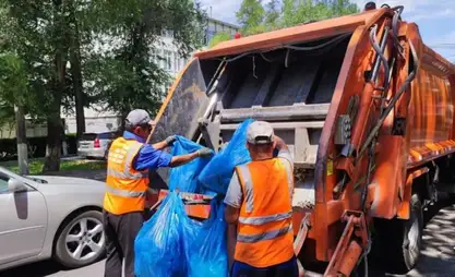 1,700 tons of waste are removed daily in Bishkek