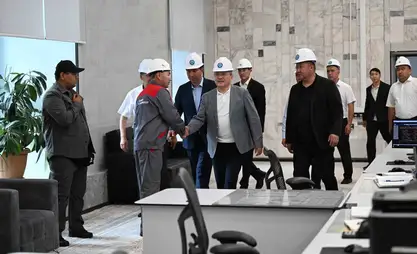Kyrgyz Cabinet head inspects operations of Naryn Cascade HPPs