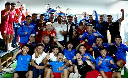 Kyrgyzstan U-23 football team defeats Palestine