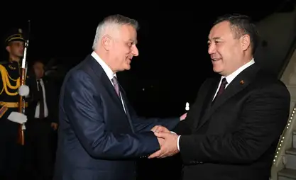 President Zhaparov arrives in Armenia for official visit
