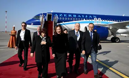 Azerbaijani speaker arrives in Kyrgyzstan for official visit