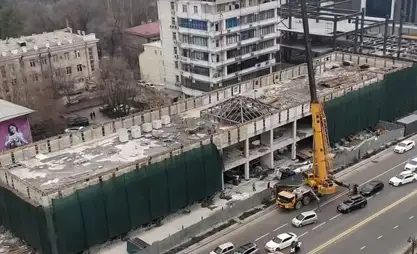Old Bishkek. Construction on Chui Avenue to be demolished