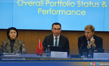 Implementation of ADB and WB projects discussed in Bishkek