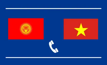 Deputy FMs of Kyrgyzstan and Vietnam hold phone conversation