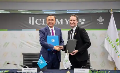 OTS and CIMMYT sign MoU to strengthen agricultural innovation and cooperation in Turkic Region