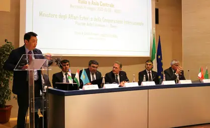 Kyrgyz ambassador takes parts in Central Asia–Italy round table