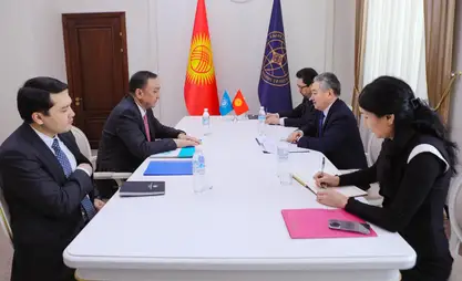 Kyrgyz FM meets with Secretary General of OTS