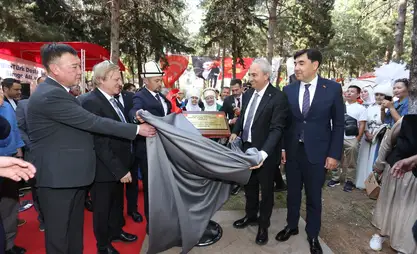 Manas Park dedicated to Kyrgyz culture opened in Antalya