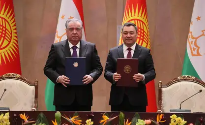 Kyrgyzstan and Tajikistan sign agreement on state border