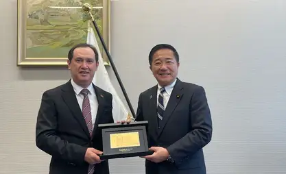 Kyrgyz ambassador and special adviser to PM of Japan discuss bilateral co-op