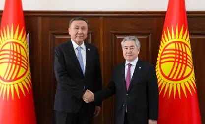 Kyrgyz FM receives  Secretary General of OTS