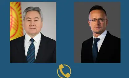 Kyrgyz FM talks by phone with his Hungarian counterpart