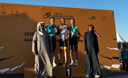 Kyrgyzstani wins gold medal at Asian Cycling Championships in Saudi Arabia