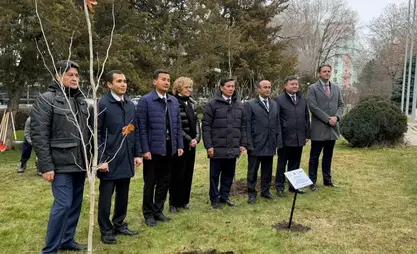 Peace Alley laid in Bishkek for disarmament and non-proliferation education day