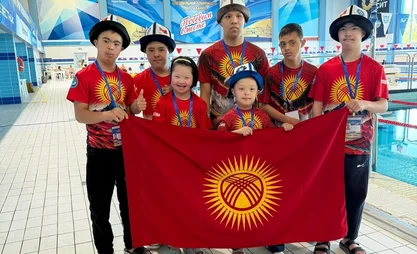 Special swimmers from Kyrgyzstan win 15 medals at tournament in Kazan