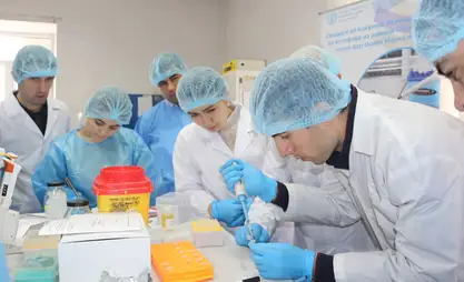 FAO helps Tajikistan strengthen foot-and-mouth disease diagnostic system