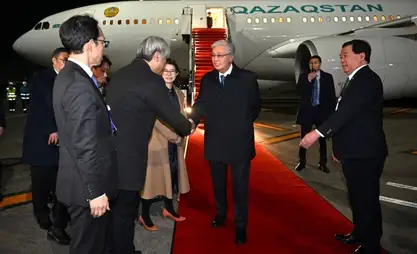 Kassym-Jomart Tokayev arrived in Japan for official visit
