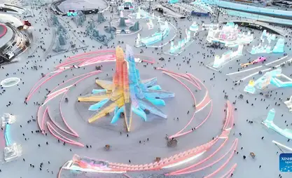 World's largest ice-and-snow park concludes with record-breaking 3.56 million tourist visits