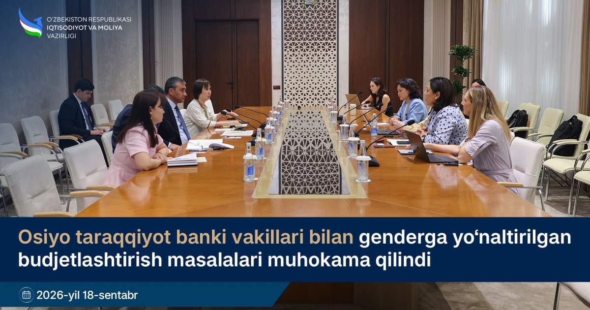 Uzbekistan, ADB advance gender-responsive budgeting