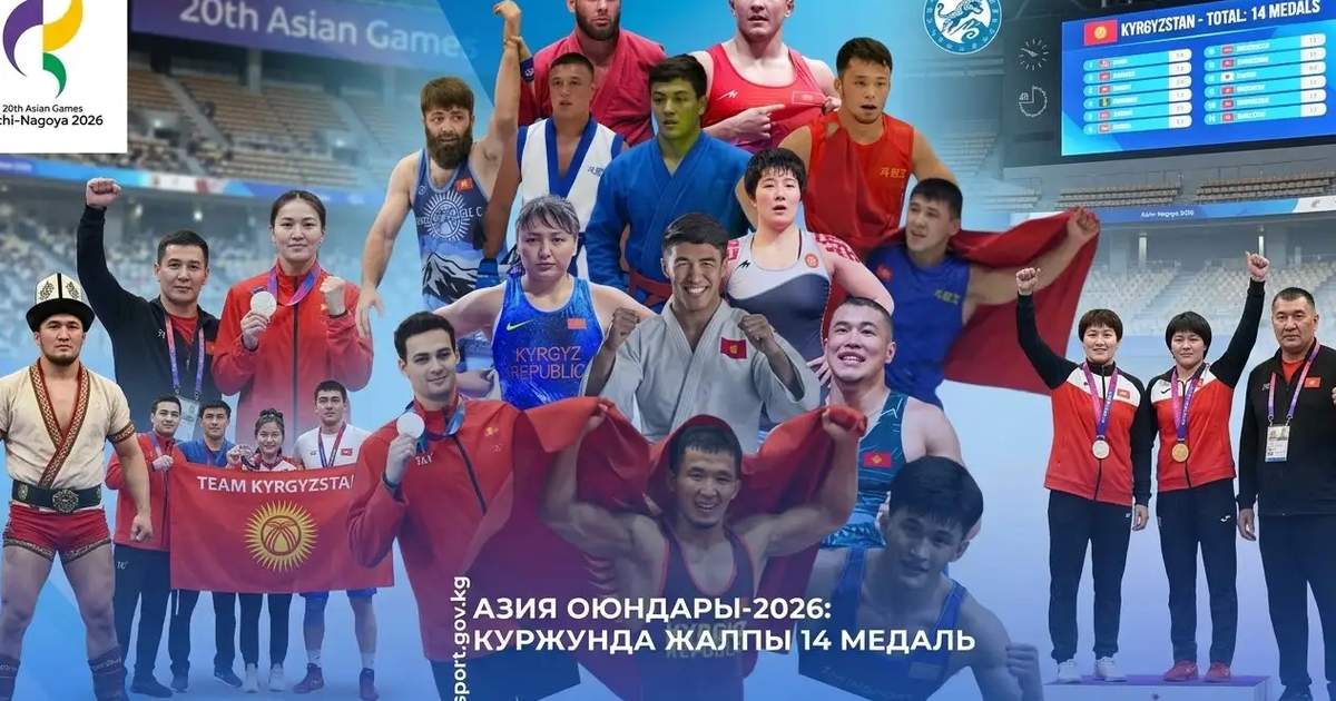 Asian Games 2026: Kyrgyzstan brings 14 medals