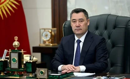 Sadyr Zhaparov extends condolences to Xi Jinping over fire in Hong Kong