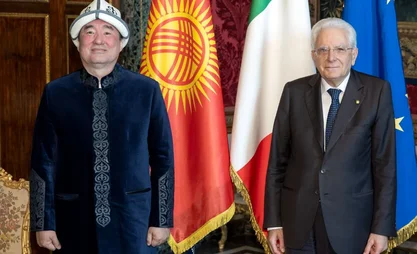 Kyrgyz ambassador presents credentials to Italian president