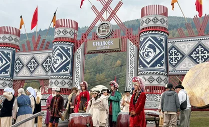Bishkek erects 20 yurts in Kyrchyn gorge