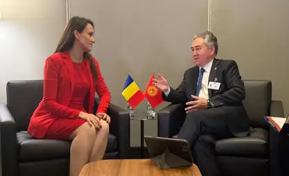FMs Kulubaev, Țoiu discuss Kyrgyz-Romanian relations