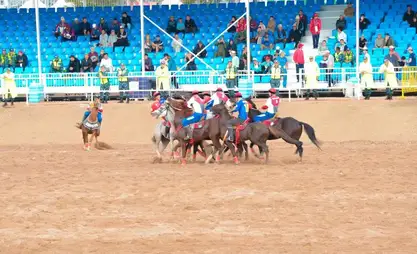 Kyrgyzstan wins first kokpar match