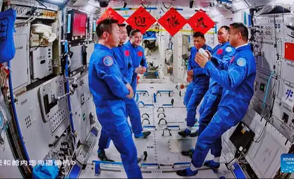 Shenzhou-20 astronauts enter space station
