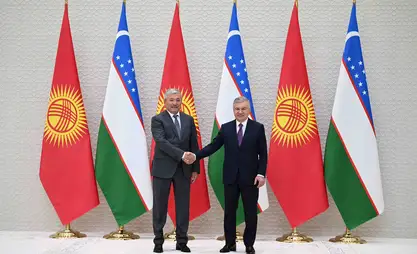 Adylbek Kasymaliev and Shavkat Mirziyoyev discuss new joint projects