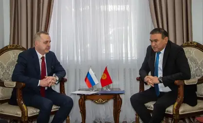 Russian consul general in Osh presents consular patent to Kyrgyz deputy FM