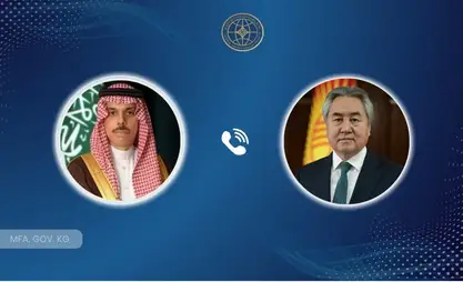 Kyrgyz and Saudi FMs held telephone conversation