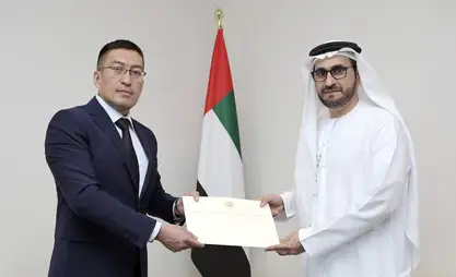 Kyrgyz ambassador presents copies of credentials to deputy FM of UAE