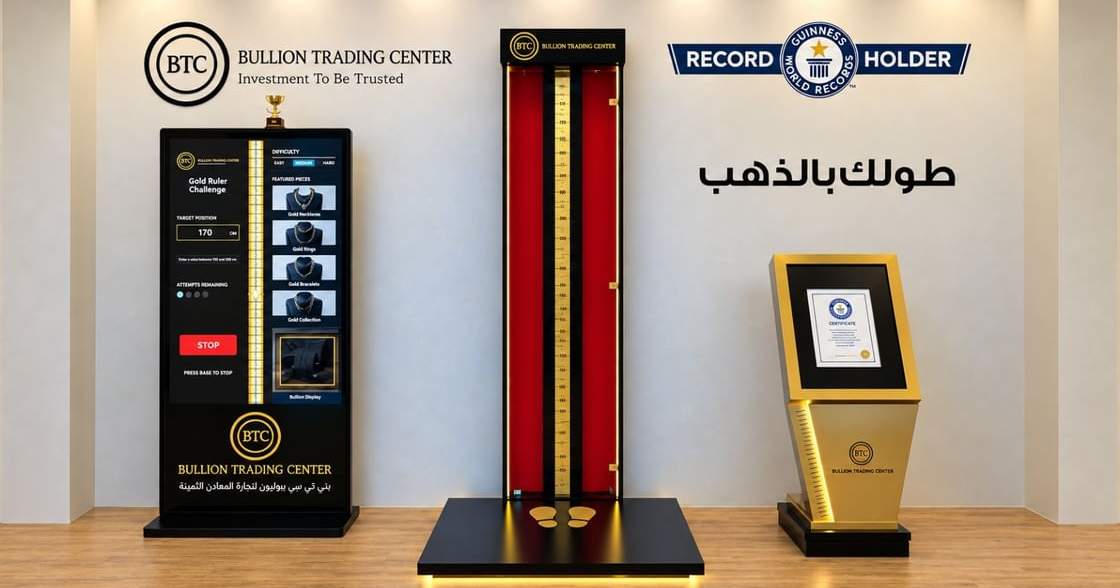 World’s tallest gold bar draws visitors at Sharjah jewellery show