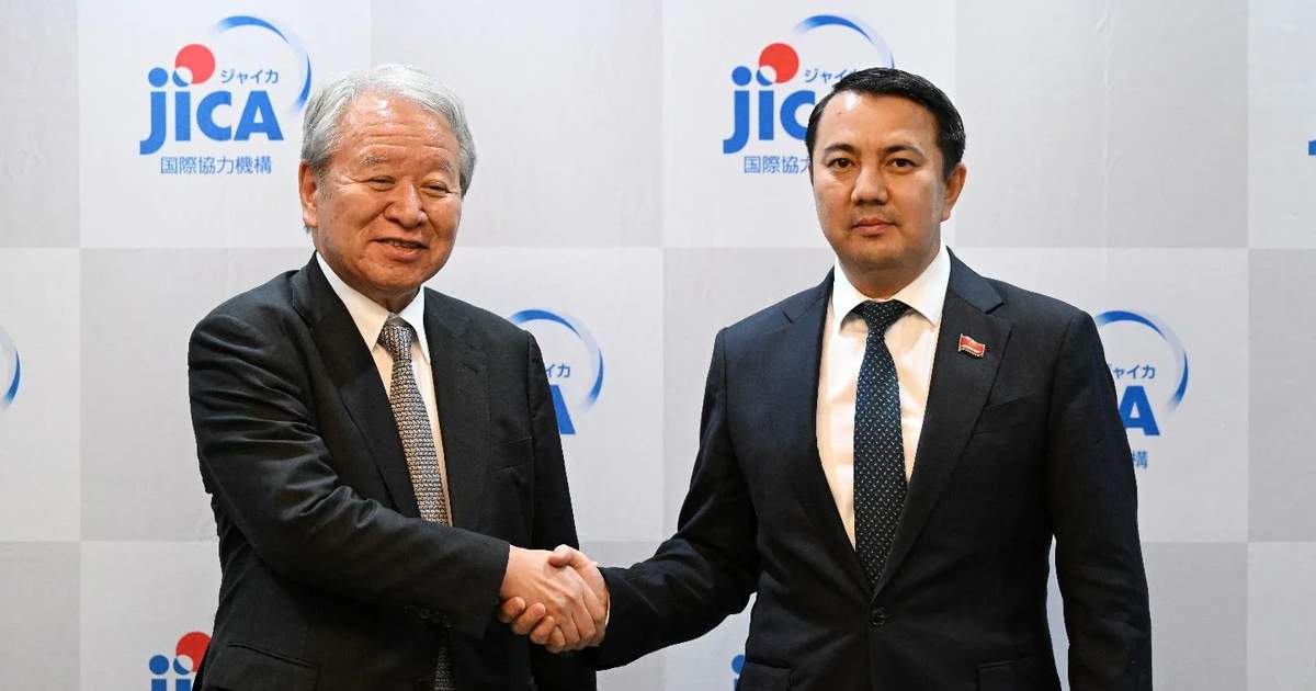 Kyrgyz speaker holds talks with JICA president