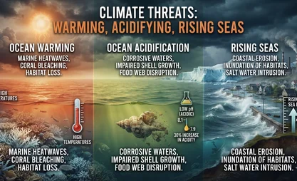 WMO: Warming, acidifying oceans, rising seas threaten South-West Pacific