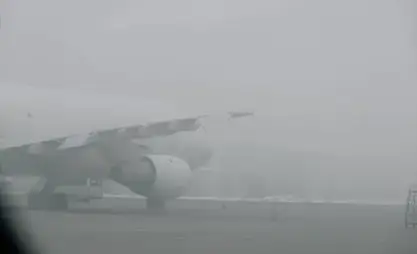 Flights delayed at Manas Airport in Kyrgyzstan