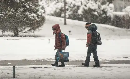 Due to severe cold, schools in Kyrgyzstan’s Ak-Talaa region switched to distance learning