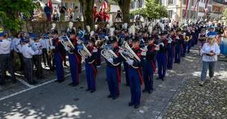 Kyrgyzstan, Switzerland held joint parade of orchestras in Bishkek