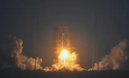 China's Long March-8A rocket launches internet satellites