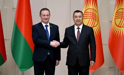 President Zhaparov receives Belarusian PM Turchin