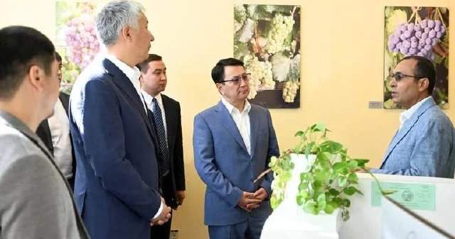 Kyrgyzstan studies California's experience in producing planting material