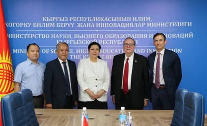 Kyrgyz science minister meets with US ambassador