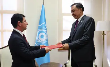 Secretary General of OTS receives credentials from permanent rep of Türkiye to OTS