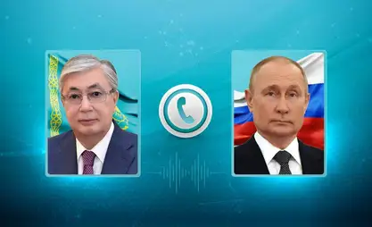 Kazakh, Russian Presidents hold phone talks